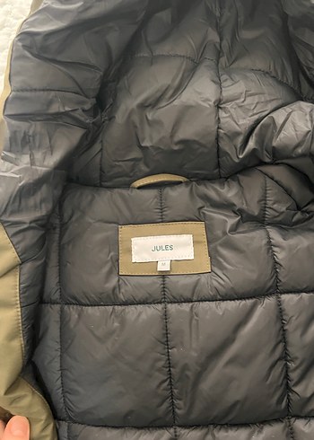 Haki yeşil Uzun Erkek Mont Kapüşonlu - Görsel 2