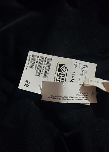 m Beden H&M Çıtçıtlı Kruvaze Bluz Zıbın