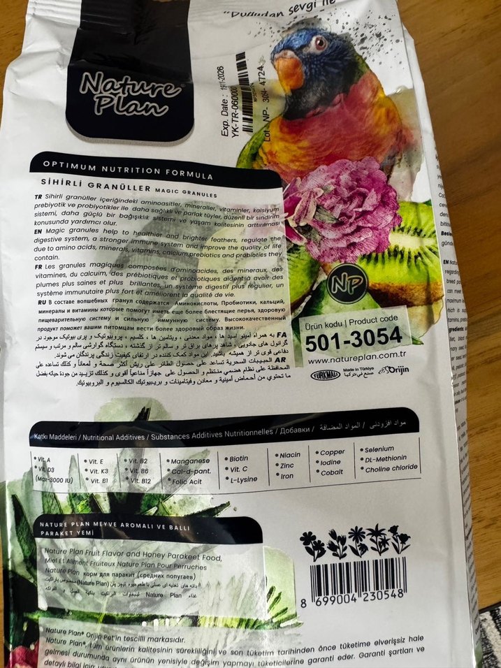 800g Muhabbet Kuşu Yemi - Görsel 3