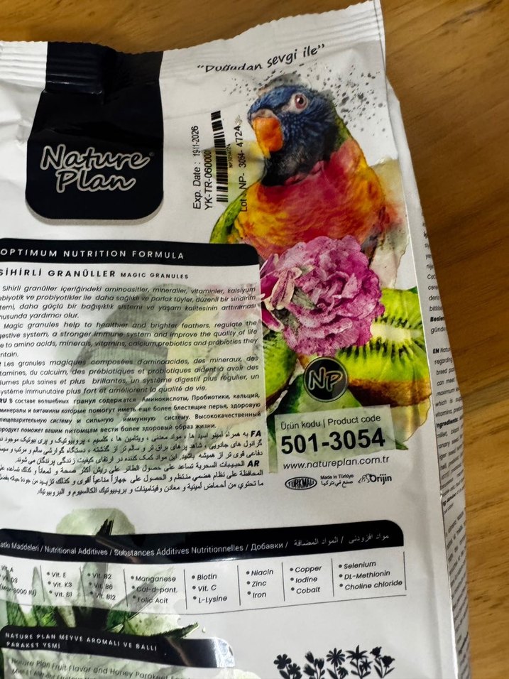 800g Muhabbet Kuşu Yemi - Görsel 2