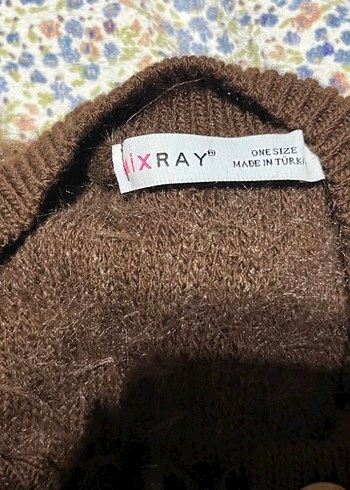 Kahverengi Tüylü Kadın Hırka - Görsel 2