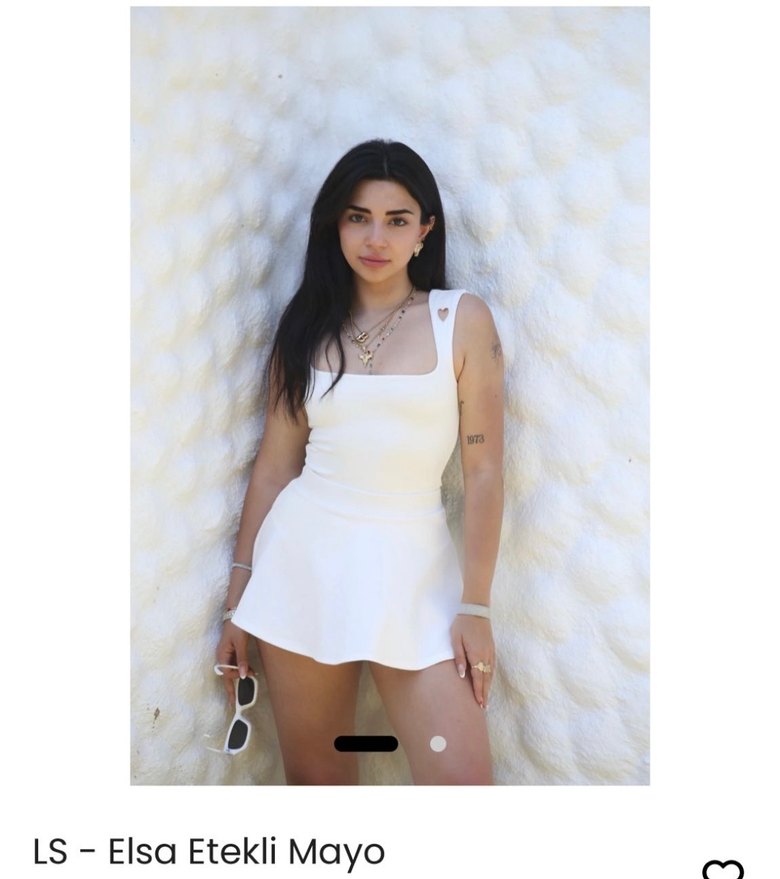 Etekli mayo lina sare butikten - Görsel 2