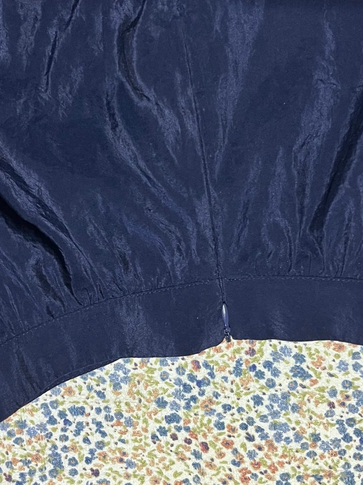 Touche Uzun Mavi Düğmeli Etek - Görsel 4