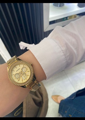 Fossil Fossil Altın Renkli Kadın Saati