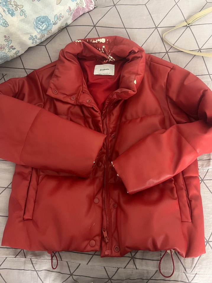 Kırmızı Düğmeli Kadın Ceket - Görsel 2