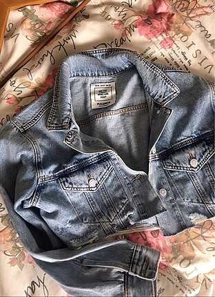 Crop ceket