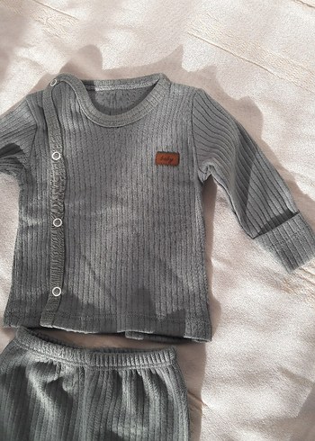 3 Ay Beden 3 Parça Bebek Takımı