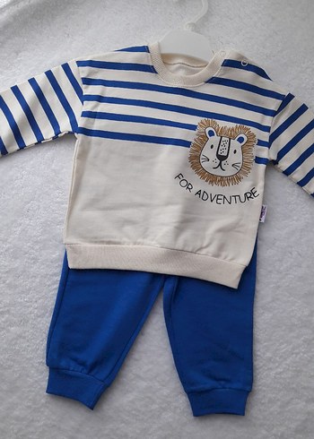 Aslan Desenli Erkek Bebek Takım - Görsel 10