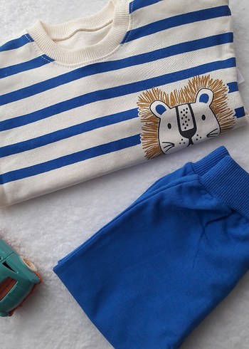 Aslan Desenli Erkek Bebek Takım - Görsel 9