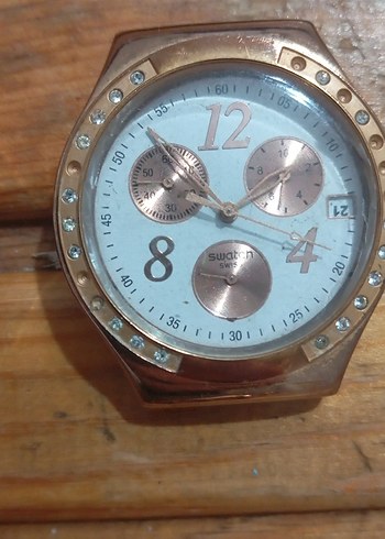  Beden altın Renk orijinal swatch bozuk saat büyük kasa