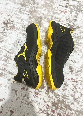 Erkek Siyah sarı demir uçlu iş Ayakkabı - Görsel 2