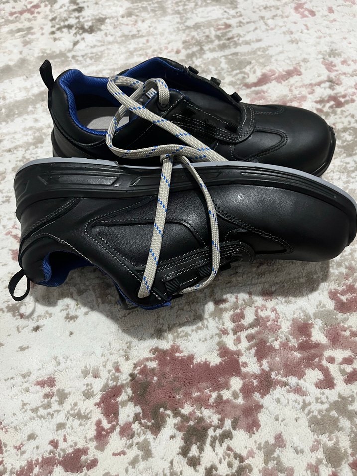 Gri Erkek Outdoor Ayakkabı Velcro Kapatma - Görsel 4