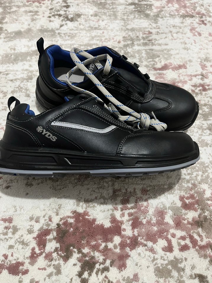 Gri Erkek Outdoor Ayakkabı Velcro Kapatma - Görsel 3