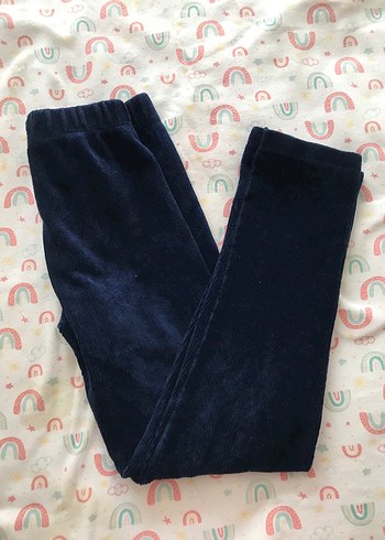 Kız Çocuk Lacivert Tayt - Görsel 2