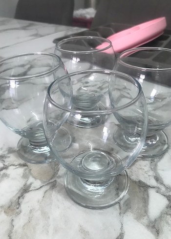 Yuvarlak Şeffaf Cam Bardak Seti - Görsel 2
