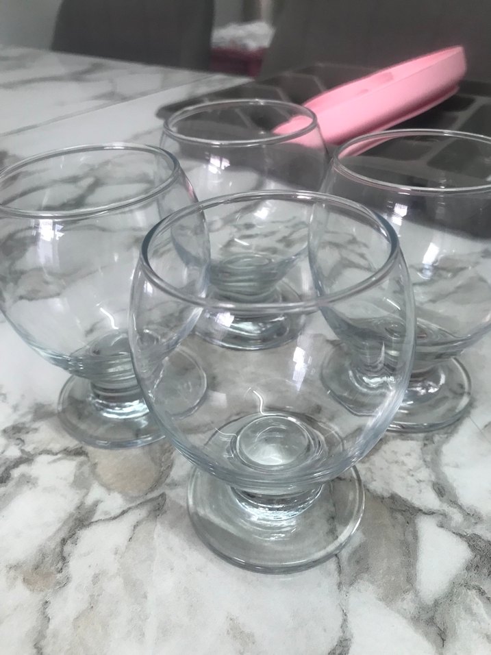 Yuvarlak Şeffaf Cam Bardak Seti - Görsel 2