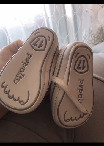 Beyaz Erkek Bebek İlk Adım Ayakkabısı - Görsel 2