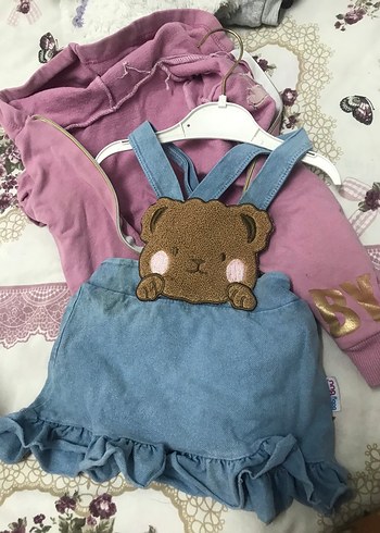 Fermuarlı Pembe Bebek Kız Tulumu - Görsel 2