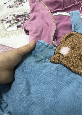 Fermuarlı Pembe Bebek Kız Tulumu - Görsel 4