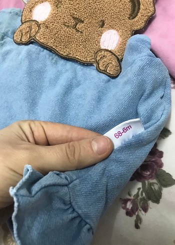 Fermuarlı Pembe Bebek Kız Tulumu - Görsel 3