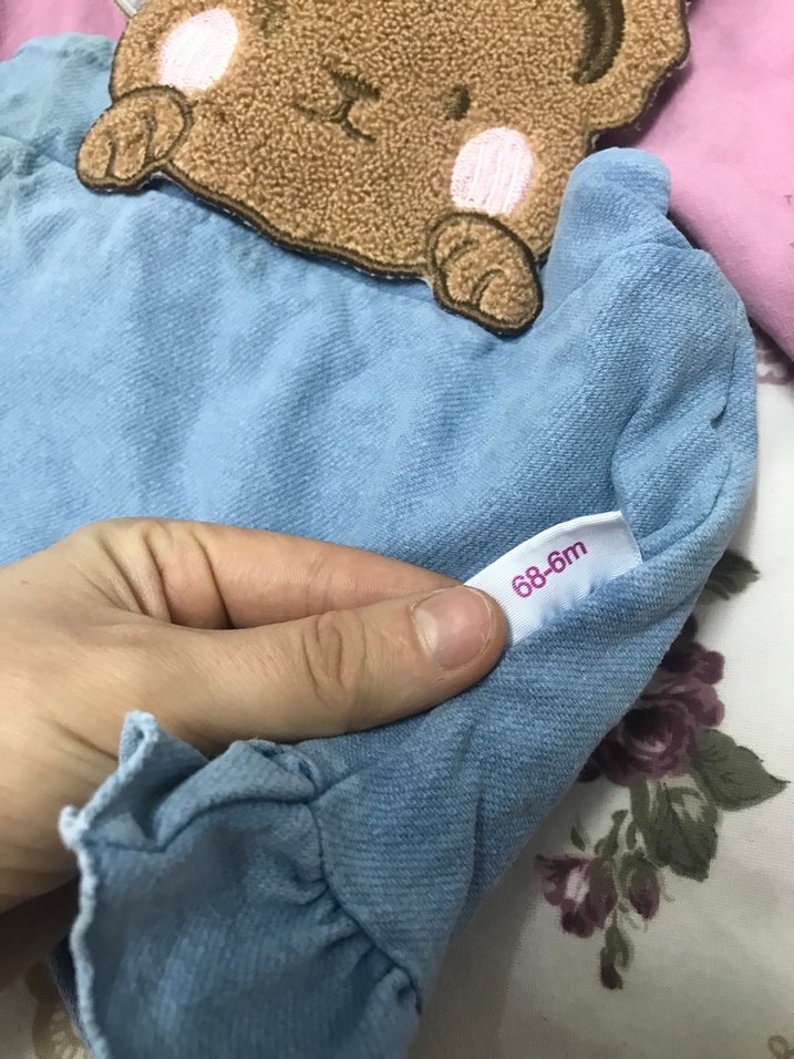 Fermuarlı Pembe Bebek Kız Tulumu - Görsel 3