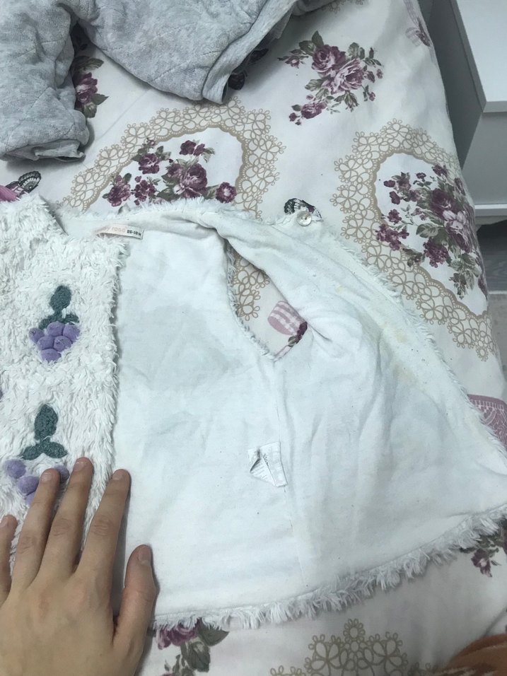 Fermuarlı Pembe Bebek Kız Tulumu - Görsel 5