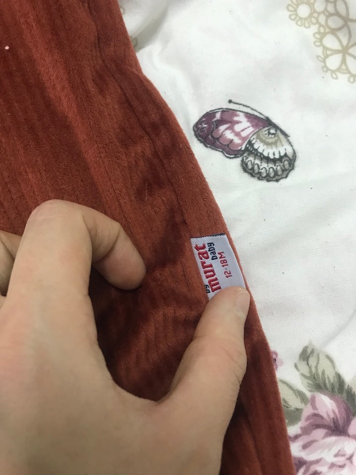 Kahverengi Bebek Polar Tulum, Kürklü Kapşonlu - Görsel 2