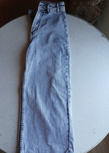 Açık Mavi Rahat Kesim Midi Denim Kadın Jean