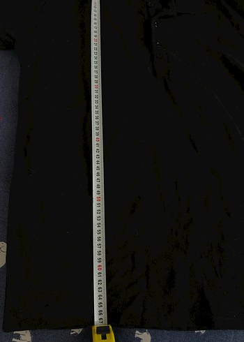 Unisex Siyah Kısa Kollu Polo Tişört - Görsel 3