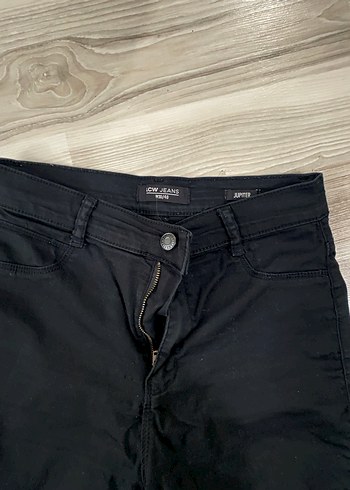 2 adet Lc Waikiki Siyah Kadın Regular Fit Midi Jean - Görsel 4