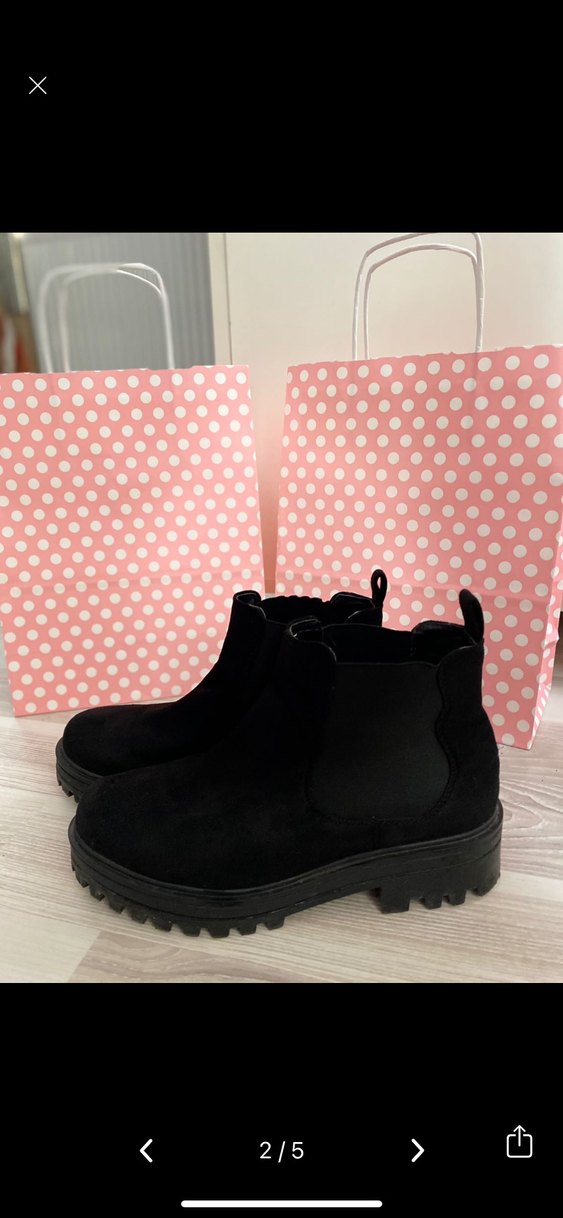 Orijinal Derimod Süet Siyah Kadın Bot - Görsel 2