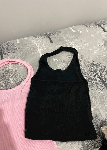 Trendyol & Milla Beyaz boyunlu crop
