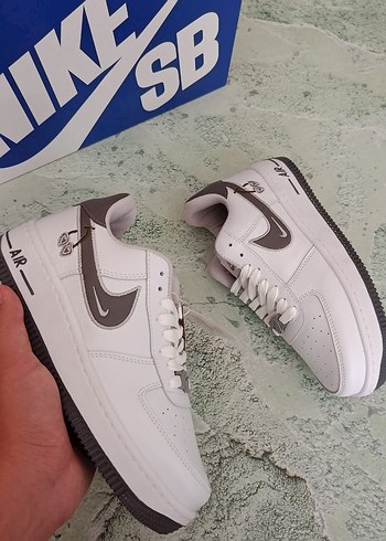 38 Beden Nike Beyaz Gri Spor Ayakkabı