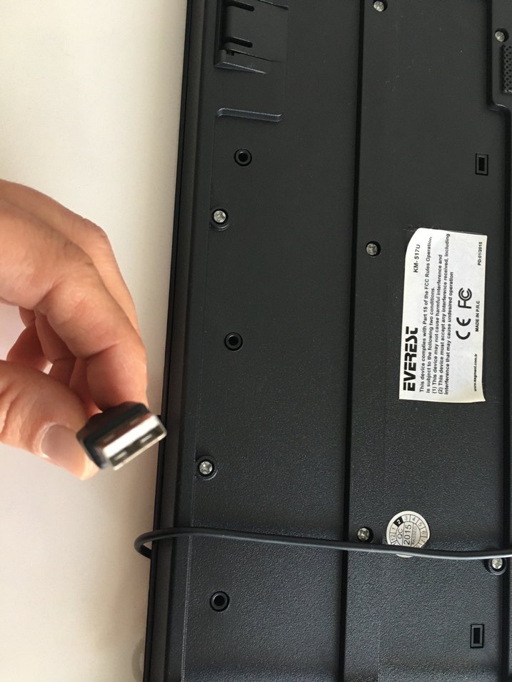 Kablolu Siyah Q Klavye - Görsel 5