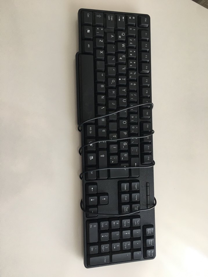 Kablolu Siyah Q Klavye - Görsel 2