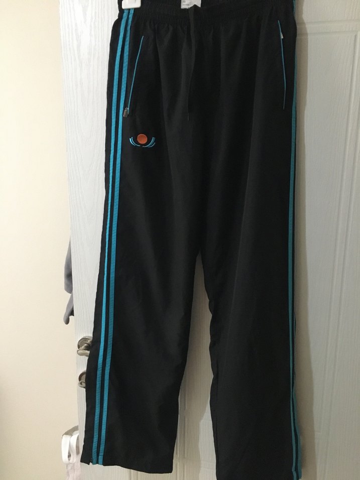 Erkek  Mavi Şeritli Rahat Eşofman Altı - Görsel 2