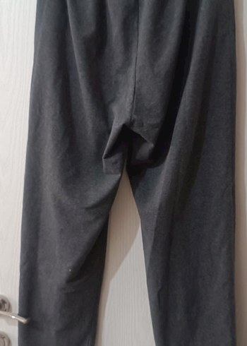 Gri Erkek Fermuarlı Rahat Kesim Eşofman Altı - Görsel 4