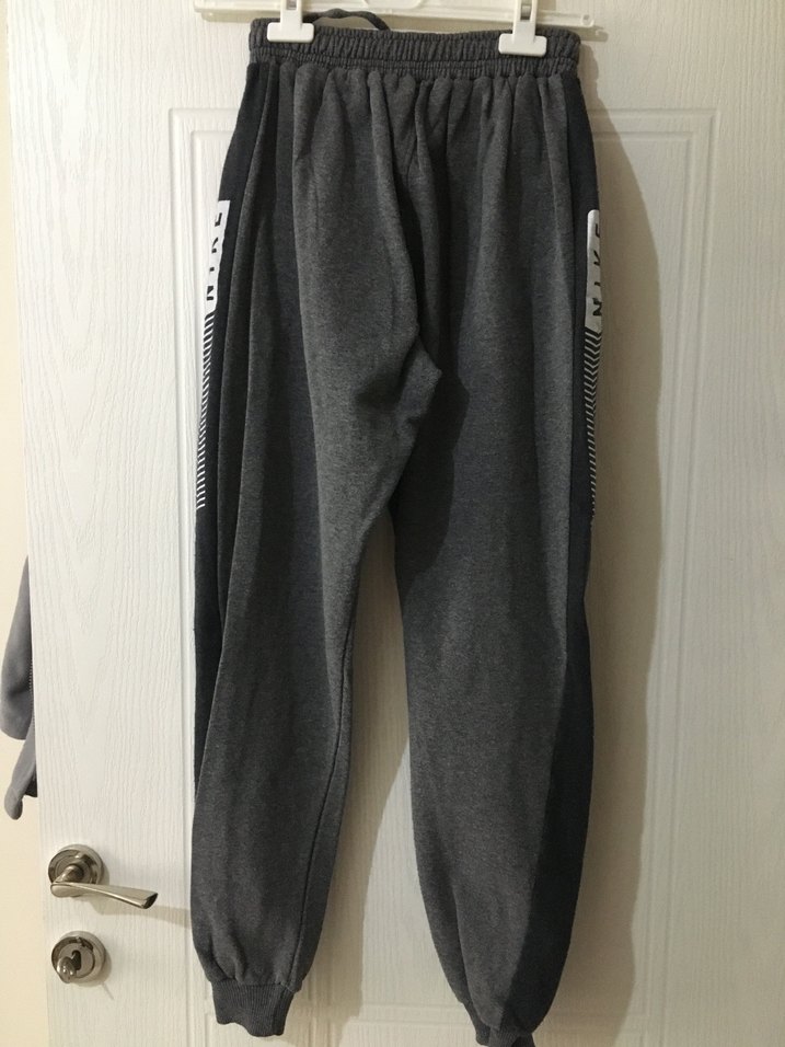 Nike Gri Fermuarlı Erkek Eşofman Altı - Görsel 2