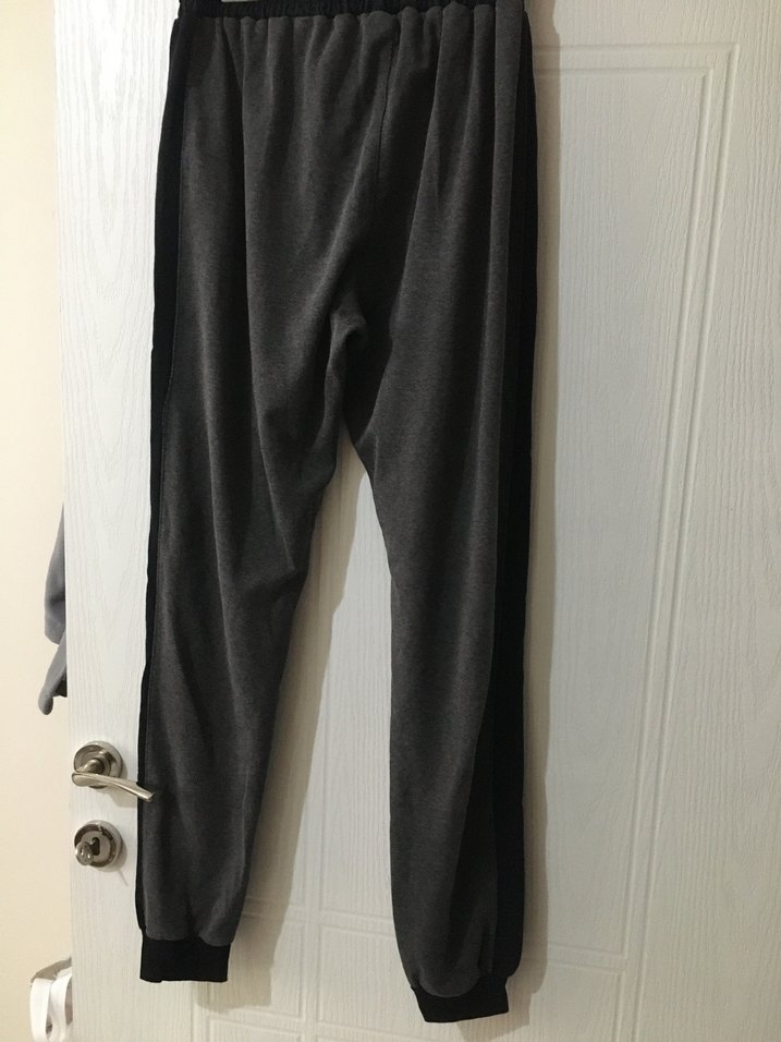 Erkek Gri Fermuarlı Outdoor Eşofman Altı - Görsel 2