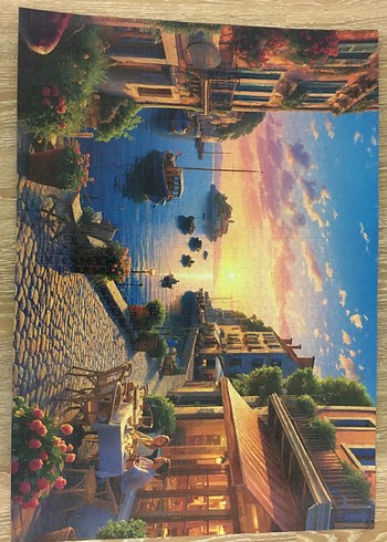 Renkli Manzara Temalı Puzzle 1500 parça - Görsel 5