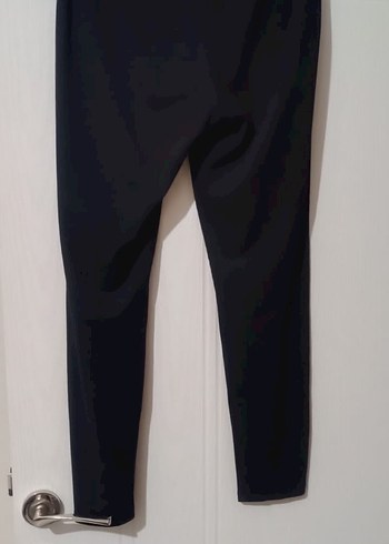 Siyah Kadın Penye spor  tayt - Görsel 2