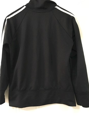 Siyah Adidas Fermuarlı Spor Ceket - Görsel 6