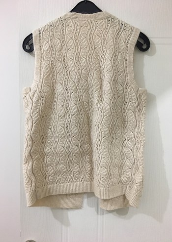 Bohem Stil Örgü Kadın Yelek - Görsel 3