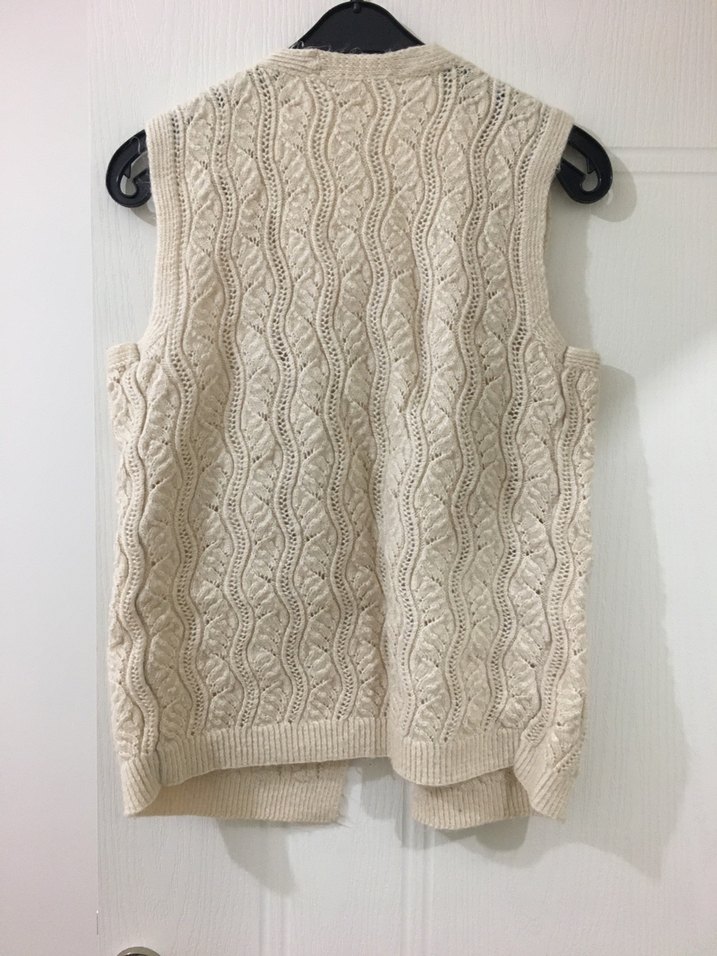 Bohem Stil Örgü Kadın Yelek - Görsel 3