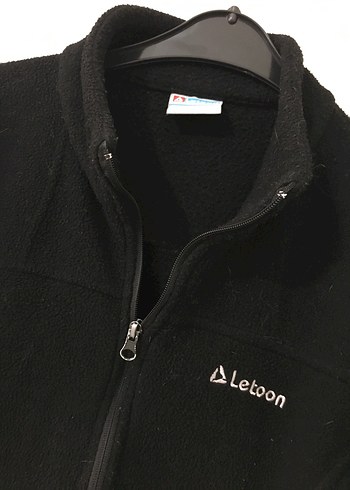 Siyah Fermuarlı Erkek Polar Ceket - Görsel 3