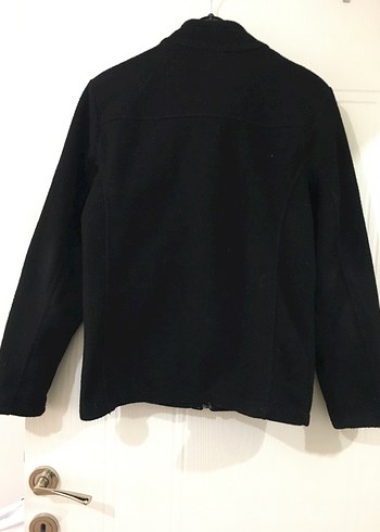 Siyah Fermuarlı Erkek Polar Ceket - Görsel 5