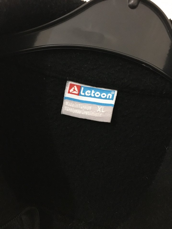 Siyah Fermuarlı Erkek Polar Ceket - Görsel 4