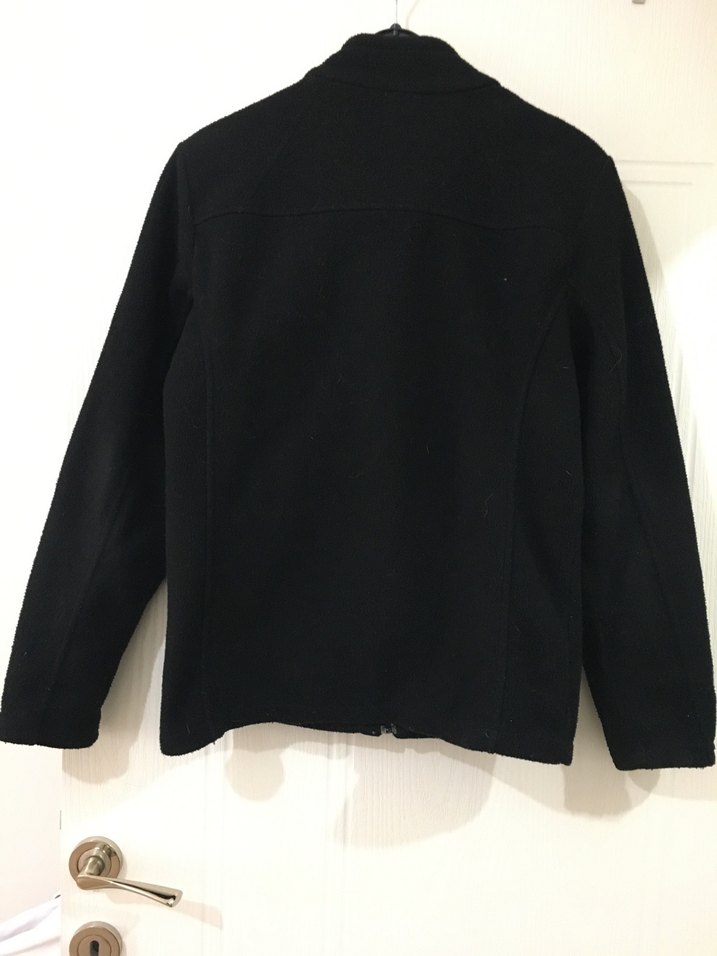 Siyah Fermuarlı Erkek Polar Ceket - Görsel 5