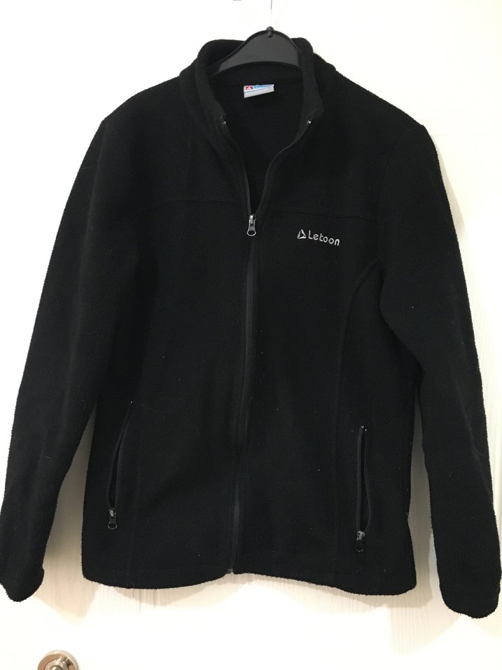 Siyah Fermuarlı Erkek Polar Ceket - Görsel 2