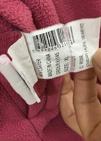 Pembe Kapüşonlu Fermuarlı Çift taraflı kadın mont - Görsel 10